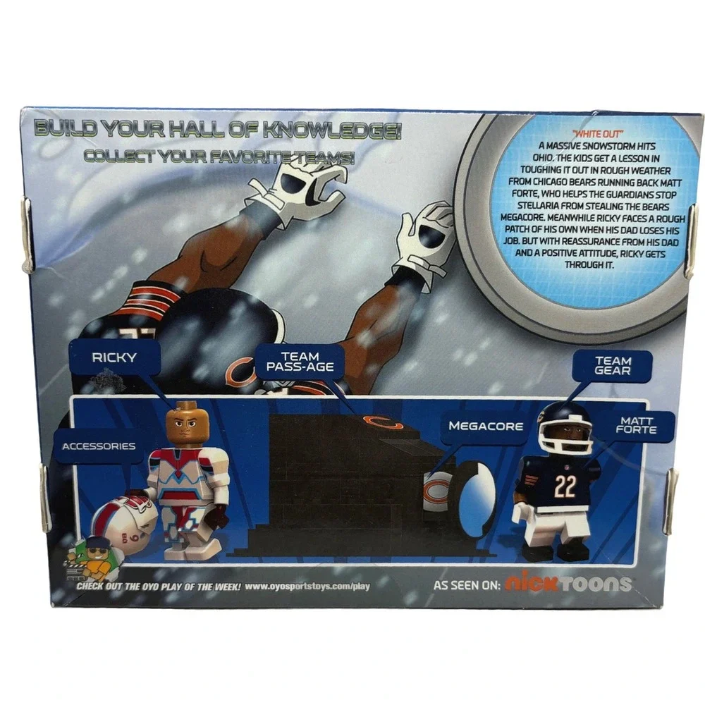 OYO NFL Rush Zone Chicago Bears Team Pass-Age Matt Forte 85 Pcs Building Set